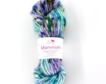 Mammoth Baah Yarn, Super Bulky, 100%  Merino Wool, Single Ply, Just Poolin Around, Superwash