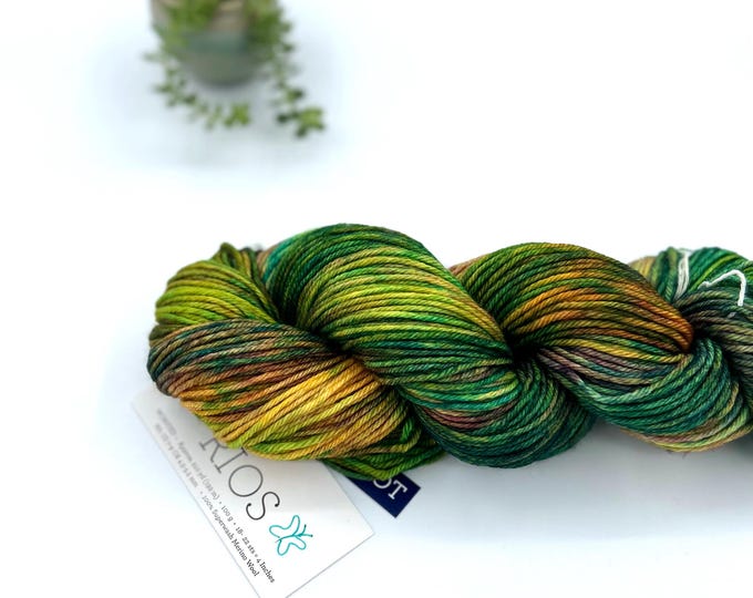 Malabrigo Rios Yarn + Hat Knitting Pattern, Worsted weight, 100% Merino Wool, no dye lot