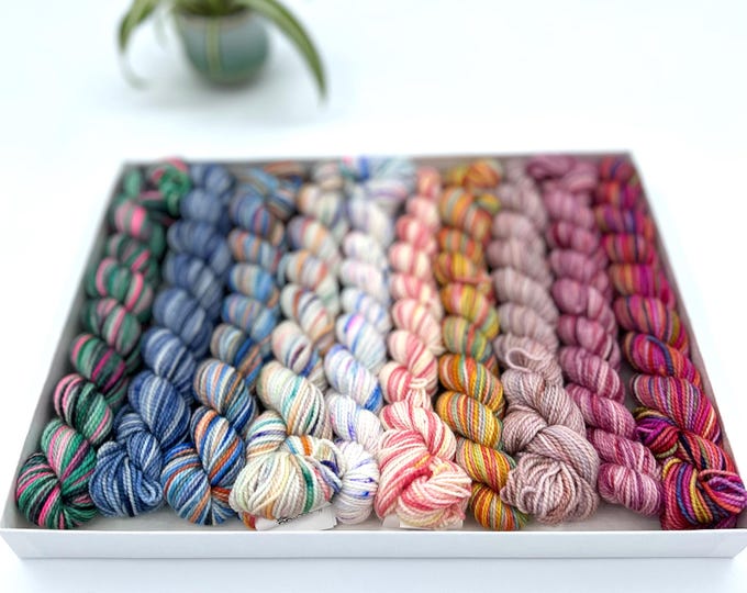 Koigu KPPM pencil box, Changes, fingering weight yarn