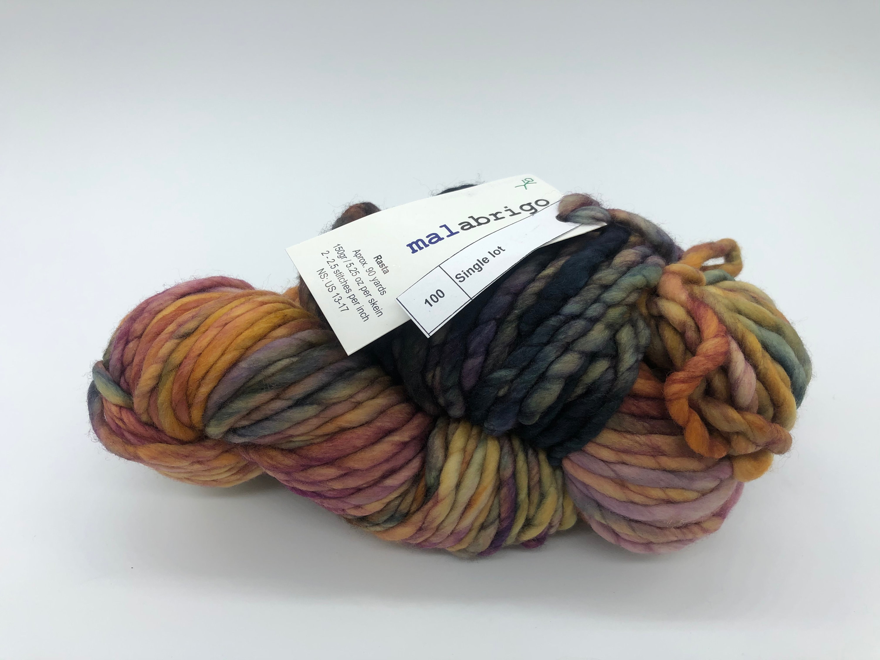 Malabrigo Rasta Yarn Knitting Pattern, Super Bulky, 100 Merino Wool