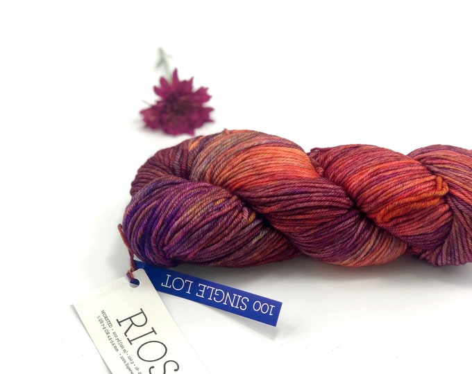Malabrigo Rios Yarn + Hat Knitting Pattern - Worsted- 100% Merino Wool - no dye lot