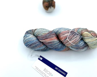 New Color!! Malabrigo Rios Yarn, Zahara, 267, Worsted, 100% Superwash Merino Wool.