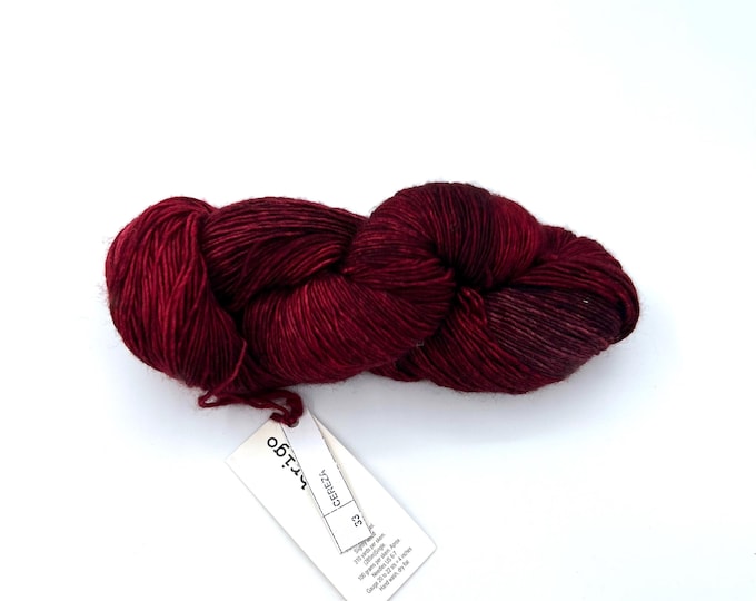 Malabrigo Rastita Yarn, Cereza 033, DK Yarn, Merino Wool Yarn