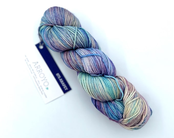 Malabrigo Arroyo Yarn, 100% Superwash Merino Wool, New Color - 875 Arapey, Sport weight