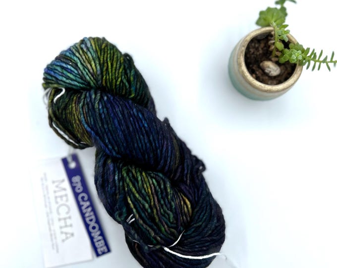 Malabrigo Mecha Yarn, Bulky weight yarn, 100% Merino Wool, Candombe
