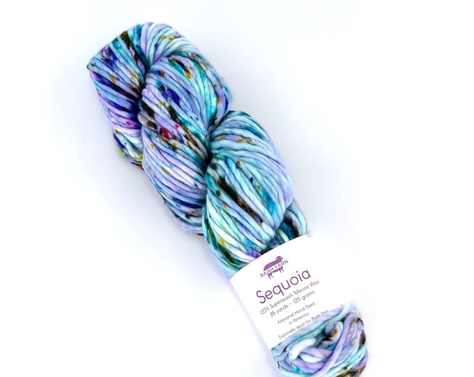 Baah Yarn Sequoia,  Super Bulky, 100%  Merino Wool, Just Poolin Around