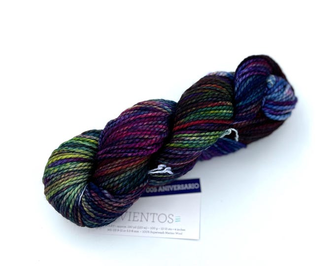 New!! Malabrigo Vientos Yarn, 005, Aniversario, Bulky, 100% Superwash Merino Wool.