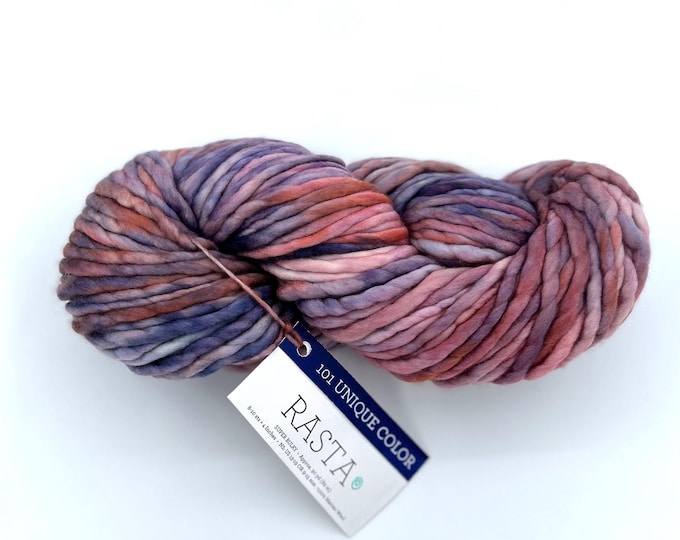 Malabrigo Rasta Yarn, Super Bulky, 100%  Merino Wool, Single Dye lot, unique color