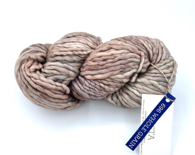 Malabrigo Rasta Yarn, Super Bulky Merino Wool, Whole Grain 696