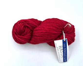 Malabrigo Rasta Yarn, Super Bulky, 100% Merino Wool, Single lot, Red Merino
