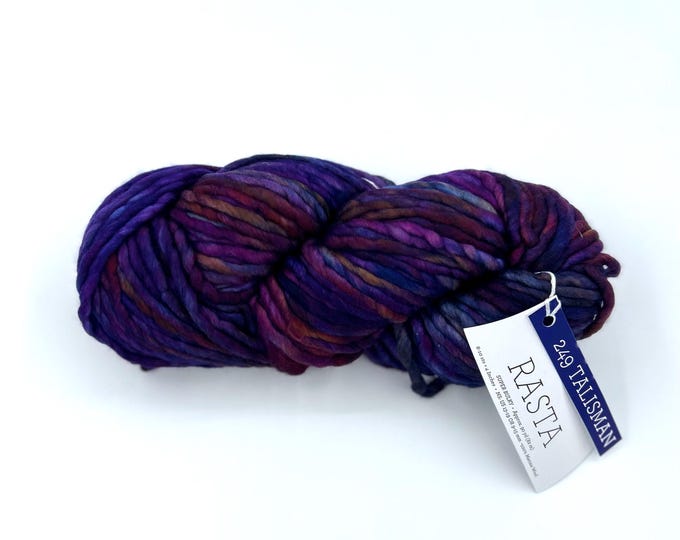 Malabrigo Rasta Yarn, Super Bulky,100% Merino Wool, Talisman 249