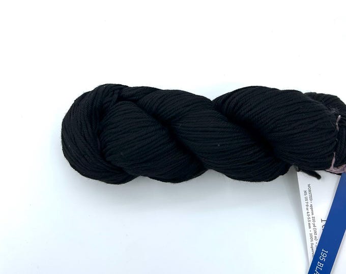 Malabrigo Rios Yarn, Worsted weight, 100% Superwash Merino Wool, black