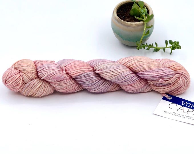 Malabrigo Caprino, Rosalinda, Super Fine Merino and Cashmere, DK weight yarn