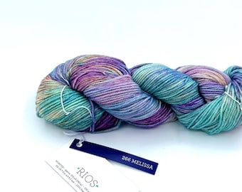 New Color!!  Malabrigo Rios Yarn, Melissa, 266, Worsted, 100% Superwash Merino Wool