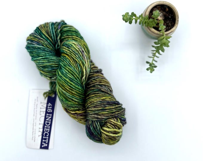 Malabrigo Mecha Yarn, Bulky weight yarn, 100% Merino Wool, Indiecita