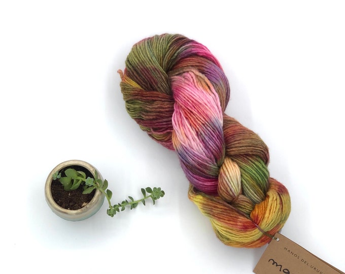 Manos del Uruguay Maxima, Chysanthemum, 100% Merino Wool Yarn, Worsted