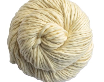 NEW Yarn, Malabrigo Noventa Yarn, Heavy Bulky, 100% Superwash Merino Wool, Natural