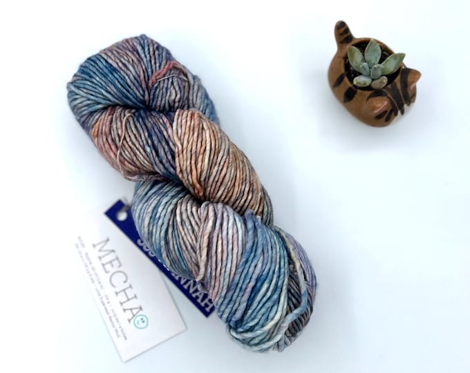 Malabrigo Mecha Yarn, Bulky, 100% Merino Wool, Hannah