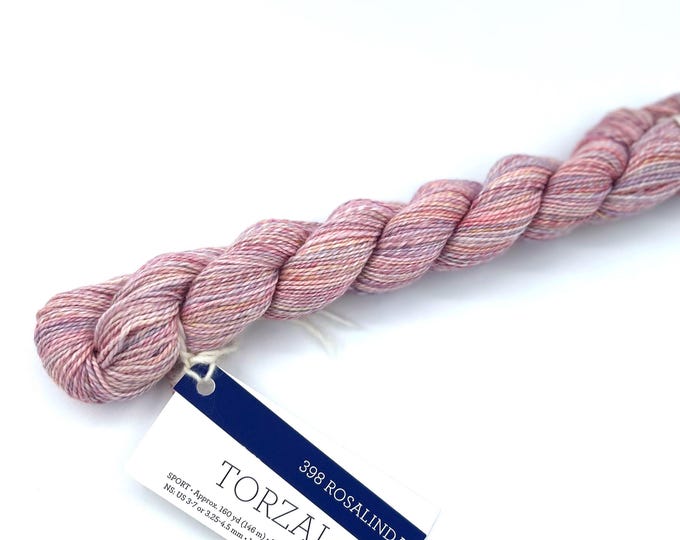 NEW!!!! Malabrigo Torzal Yarn, 100% Superwash Merino Wool, 398 Rosalinda, dk/Sport weight