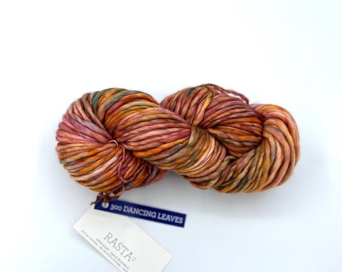 Malabrigo Rasta Merino Wool Yarn, Super Bulky, Dancing Leaves