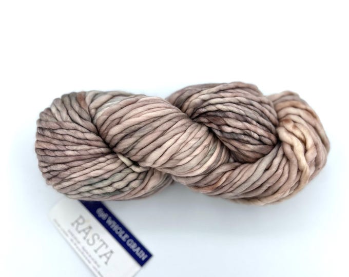 Malabrigo Rasta Yarn, Super Bulky, 100%  Merino Wool, Whole Grain 696,  merino yarn