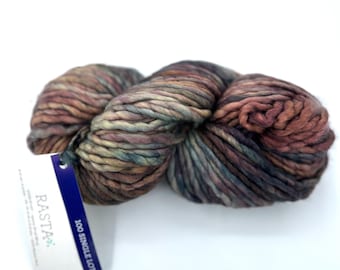 Malabrigo Rasta Yarn, Super Bulky, 100% Merino Wool, No Dye lot, Multi Color Merino Wool