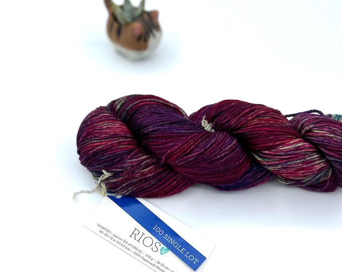 Malabrigo Rios Yarn, Merino Wool, Worsted Weight, single lot