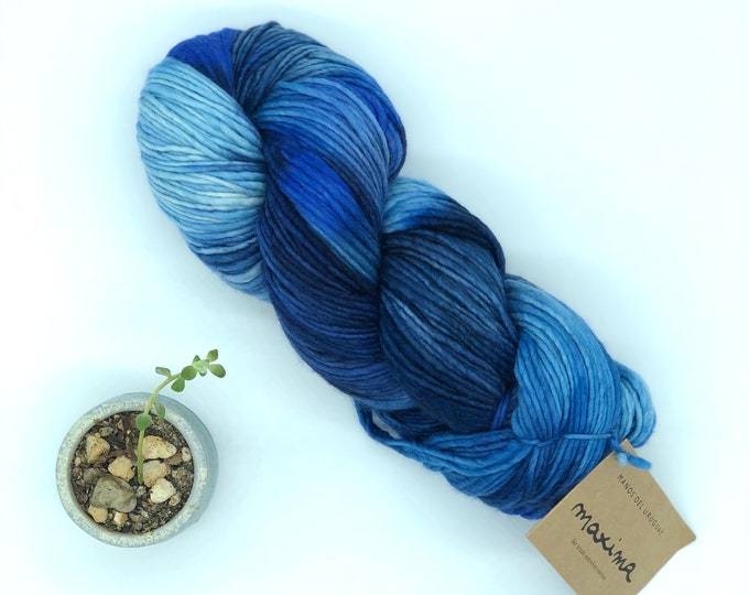 Manos del Uruguay Maxima, Freshwater, 100% Merino Wool Yarn, Worsted