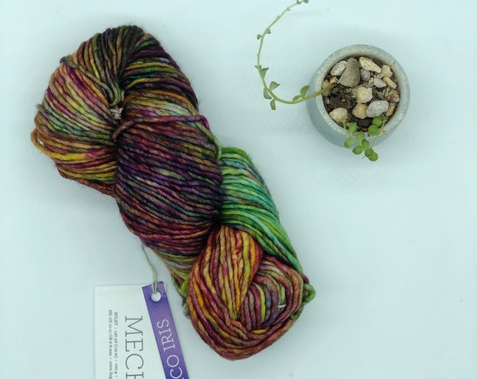Malabrigo Mecha Yarn, Bulky weight yarn, 100% Merino Wool, Arco Iris, 866