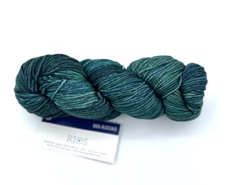 Malabrigo Rios Yarn, Worsted weight,  100% Merino Wool, 855 Aguas