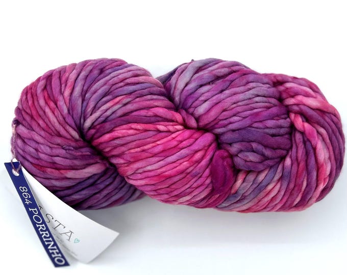 Malabrigo Rasta Yarn, Super Bulky, 100%  Merino Wool, 864 Porrinho