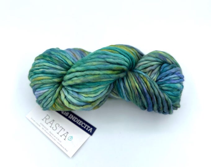 Malabrigo Rasta Yarn, Super Bulky, 100% Merino Wool, Indiecita 416