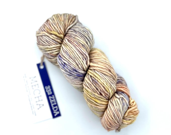 Malabrigo Mecha Yarn, Bulky, 100% Merino Wool, single lot