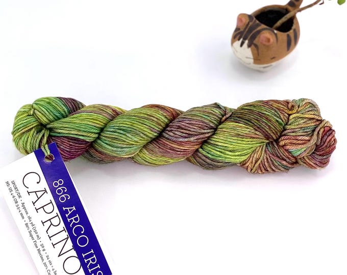 Malabrigo Caprino, Arco Iris, Super Fine Merino and Cashmere, DK weight yarn