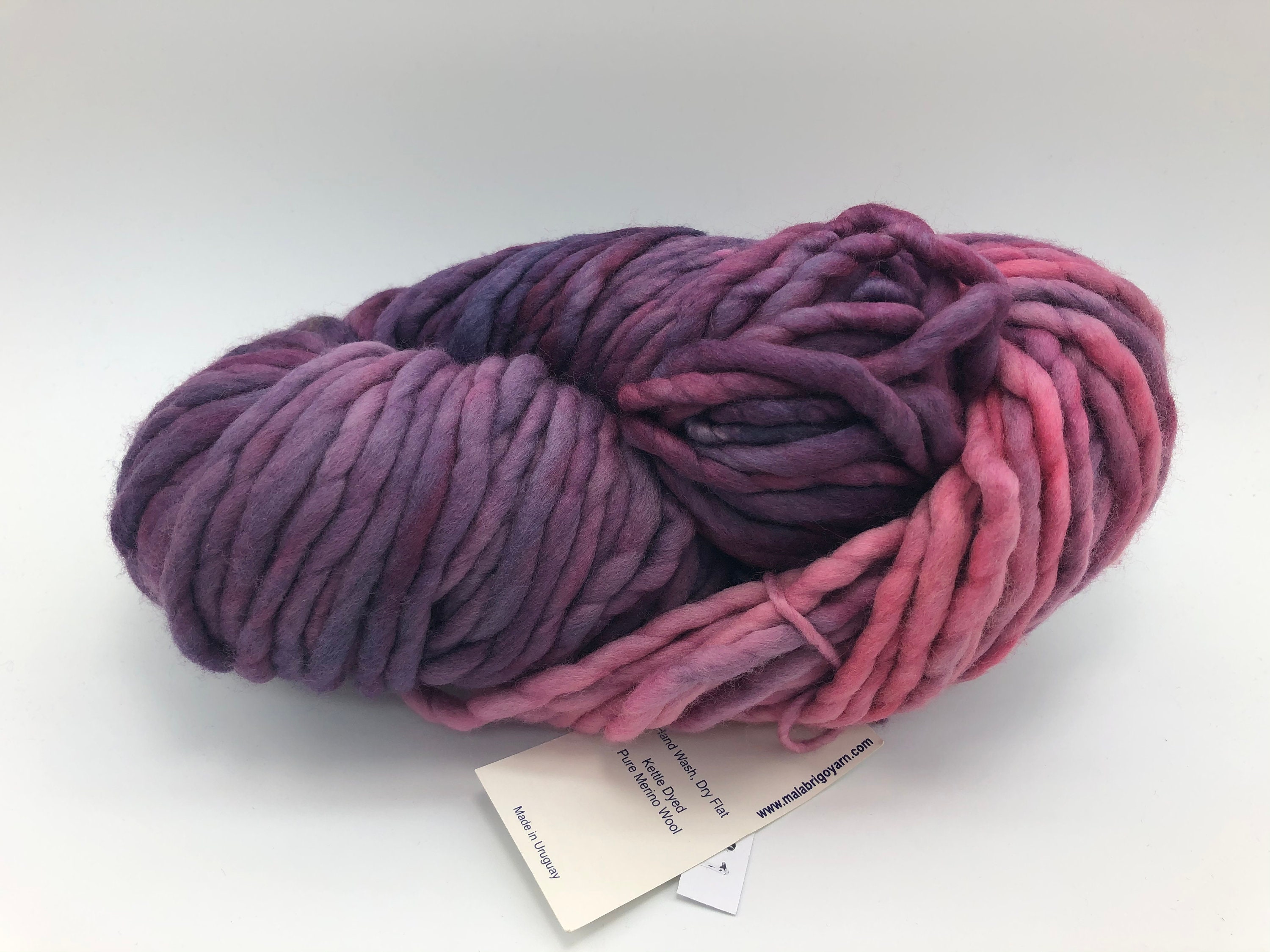 Malabrigo Rasta Yarn Knitting Pattern, Super Bulky, 100 Merino Wool