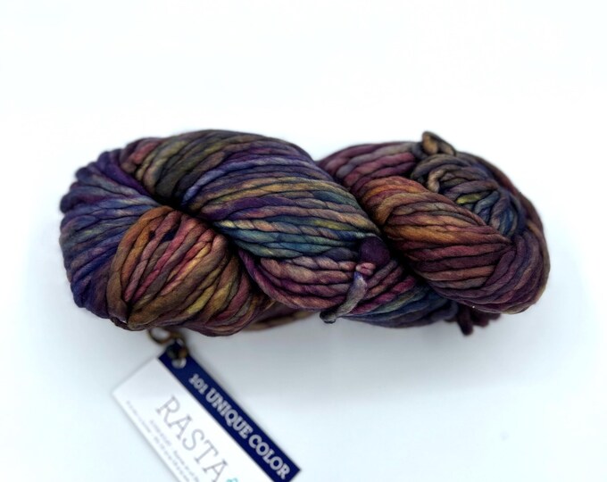 Malabrigo Rasta Yarn, Super Bulky, 100%  Merino Wool, Single Dye lot, unique color
