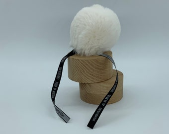 Aheadhunter faux fur Pom Pom, Kids Faux Fur Rex PomPons, hat topper, knit crochet supplies
