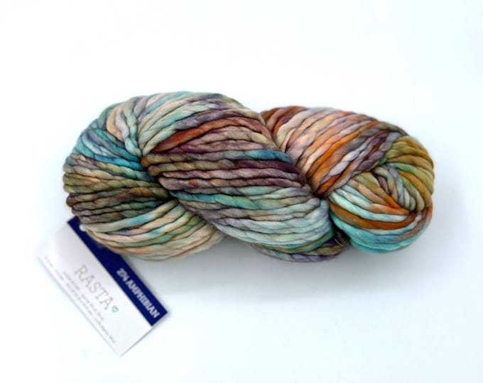 Malabrigo Rasta Yarn, **NEW COLOR** Super Bulky, 100% Merino Wool, 274 Amphibian from the Madre Tierra Collection