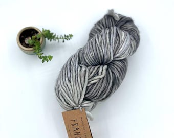 Franca Yarn by Manos del Uruguay, Light Super Bulky, 100% Superwash Merino Wool, Menhir, Grays, merino yarn