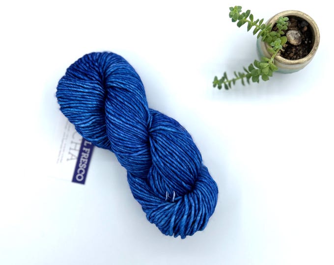 Malabrigo Mecha Yarn, Bulky, 100% Merino Wool, Azul Fresco