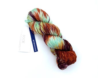 New Color!!  Malabrigo sock, 457 Seducción , 100% Merino Superwash, fingering weight yarn, 440 Yards per skein