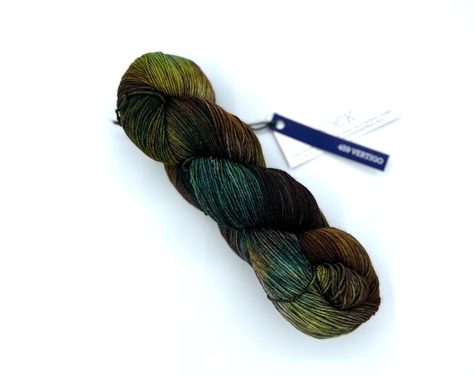 New Color!!  Malabrigo sock, 459 Vertigo, 100% Merino Superwash, fingering weight yarn, 440 Yards per skein