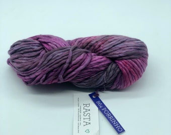Malabrigo Rasta Yarn, Super Bulky, 100%  Merino Wool, 864 Porrinho