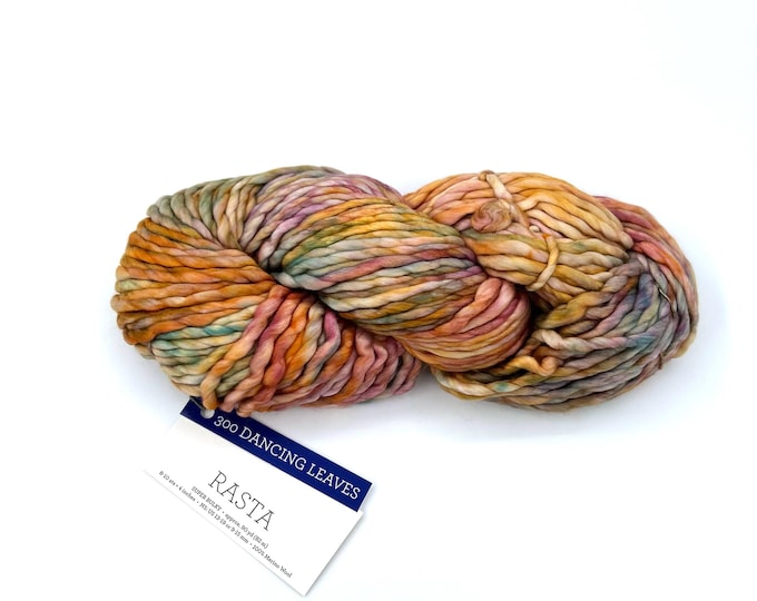 Malabrigo Rasta Merino Wool Yarn, Super Bulky, Dancing Leaves