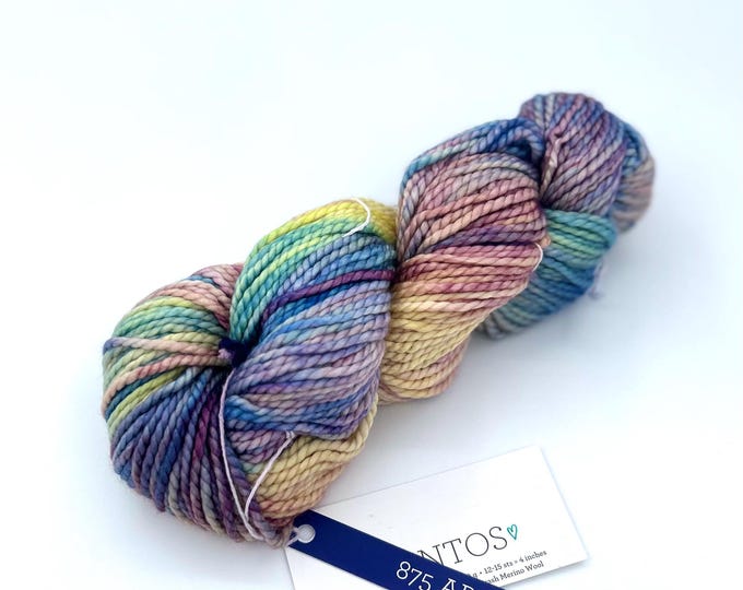 New!! Malabrigo Vientos Yarn, Arapey, 875, Bulky, 100% Superwash Merino Wool.