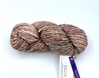 Malabrigo Rasta Yarn, Super Bulky Merino Wool, Whole Grain 696