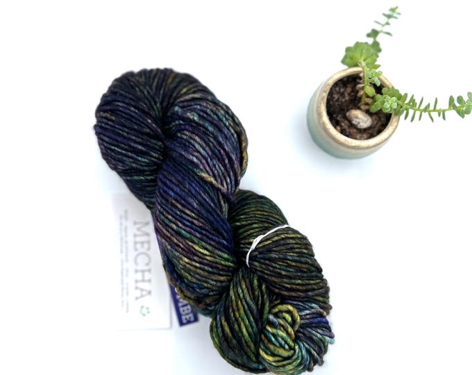 Malabrigo Mecha Yarn, Bulky weight yarn, 100% Merino Wool, Candombe