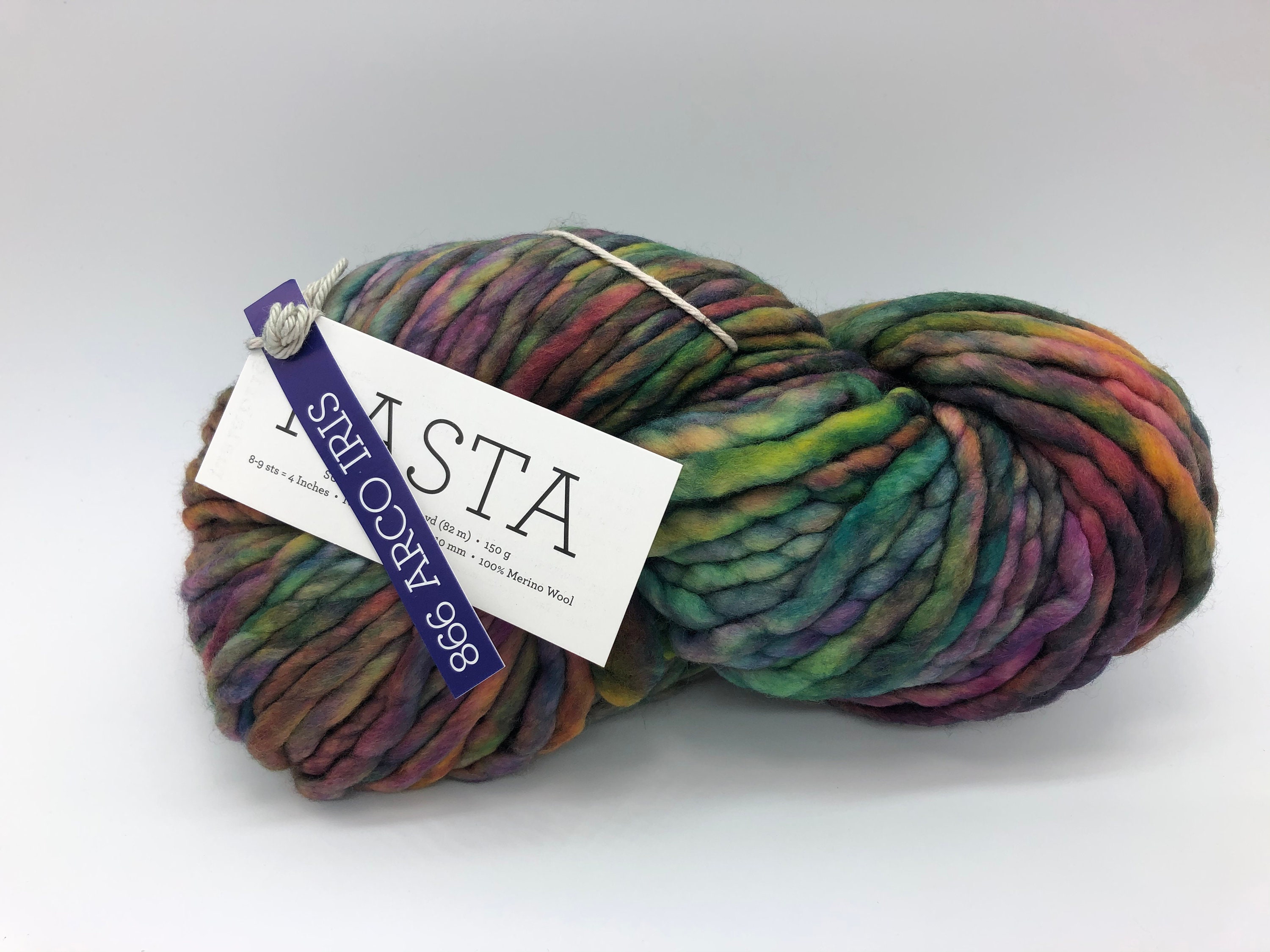Malabrigo Rasta Yarn Knitting Pattern, Super Bulky, 100 Merino Wool