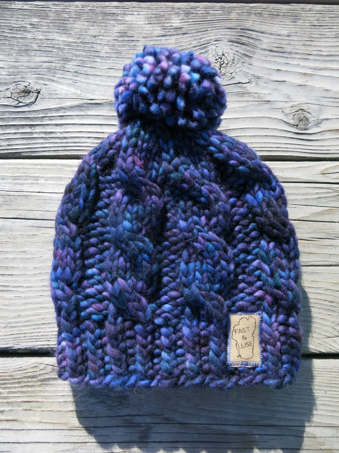 Hat Knitting Pattern Super Chunky Cable Hat Malabrigo