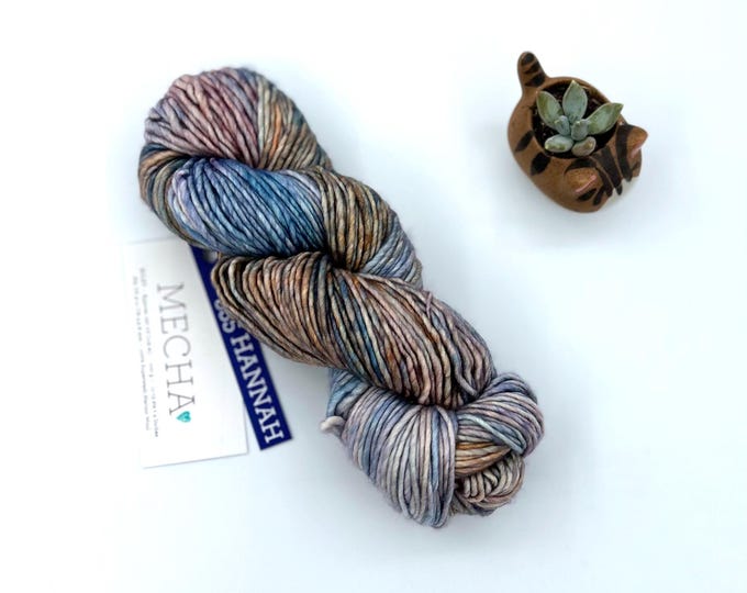 Malabrigo Mecha Yarn in Hannah, Bulky weight, 100% Merino Wool